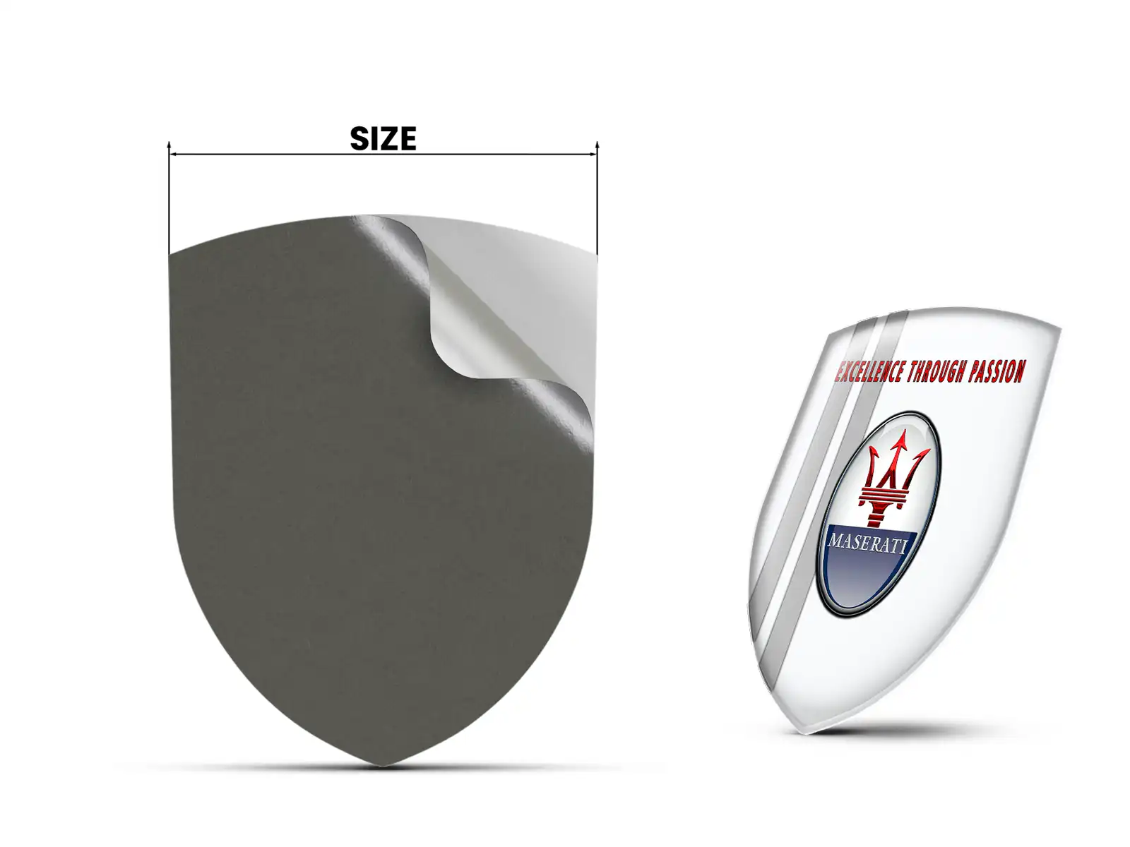 Maserati Adesivi Logo Aziendali Edizione Stellari Robusti